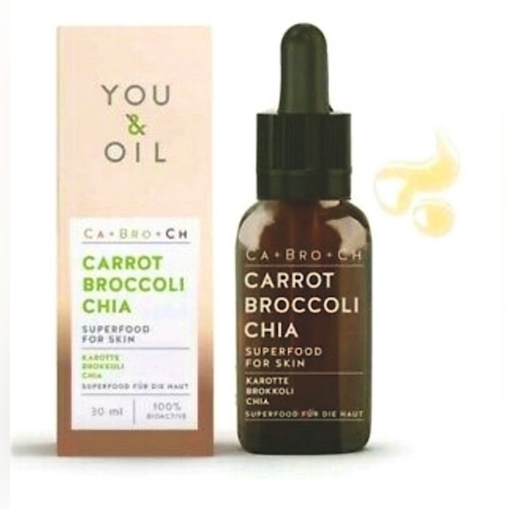 NIB- You & Oil Carrot Broccoli Chia SUPER FOOD FOR THE SKIN anti-aging